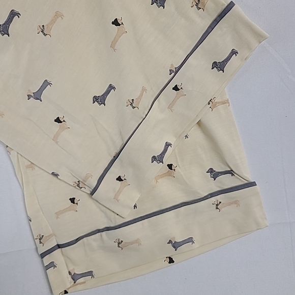 NWT Magnetic Me Women Modal Beenie Von Weinie Cream Top Bottom Pajamas Sz XS 0/2 - Picture 10 of 11